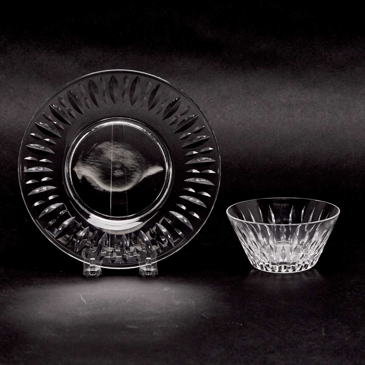 Lot 554 - Set of Twelve Hawkes Blown and Cut Glass Dessert Bowls