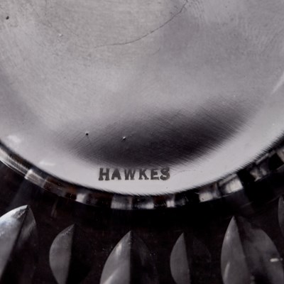 Lot 554 - Set of Twelve Hawkes Blown and Cut Glass Dessert Bowls