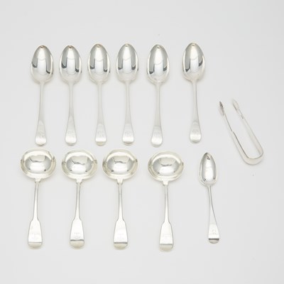 Lot 723 - Group of George III/IV Sterling Silver Flatware