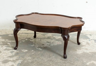 Lot 330 - George II Style Mahogany Coffee Table with Shaped Top