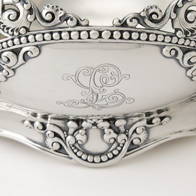 Lot 220 - Pair of Tiffany & Co. Sterling Silver Centerpiece Bowls