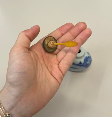 Lot 7 - A Chinese Blue and White Porcelain Snuff Bottle