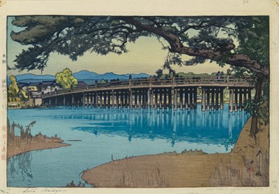 Lot 304 - A Japanese Woodblock print by Hiroshi Yoshida (1876-1950)