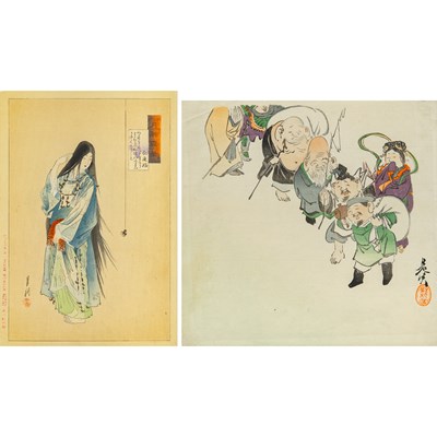 Lot 318 - Two Japanese Woodblock Prints