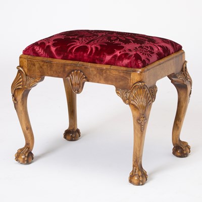 Lot 653 - George II Style Walnut Stool