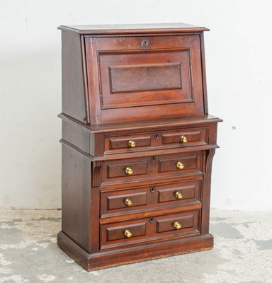 Lot 387 - Victorian Stained Wood Secretary