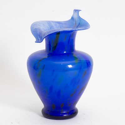 Lot 368 - Blue Art Glass Vase