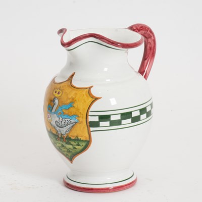 Lot 372 - Italian Tin Glazed Earthenware Pitcher