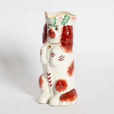 Lot 374 - Staffordshire Dog Ceramic Pitcher