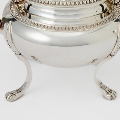 Lot 162 - Continental Empire Style Silver Coffee Service