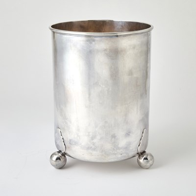 Lot 728 - Continental Sterling Silver Wine Cooler