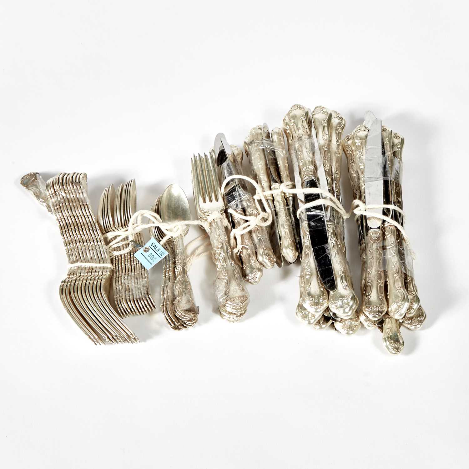 Lot 1 - 46 Pieces of Silverware, 68 ozs., 35 handles, Gorham