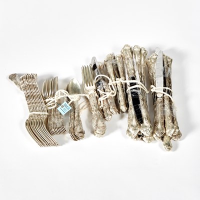 Lot 1 - 46 Pieces of Silverware, 68 ozs., 35 handles, Gorham