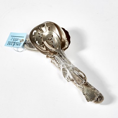 Lot 12 - 4 Pieces of Silverware, 3 ozs., 1 handle