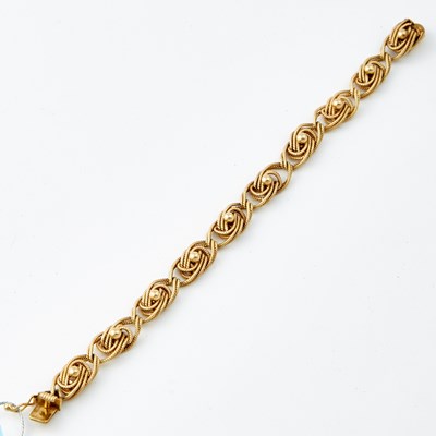 Lot 58 - Gold Flexible Bracelet, 14K 16 dwt.