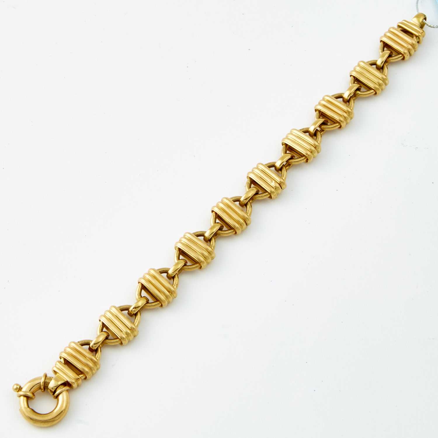 Lot 59 - Gold Flexible Bracelet, 18K 12 dwt.