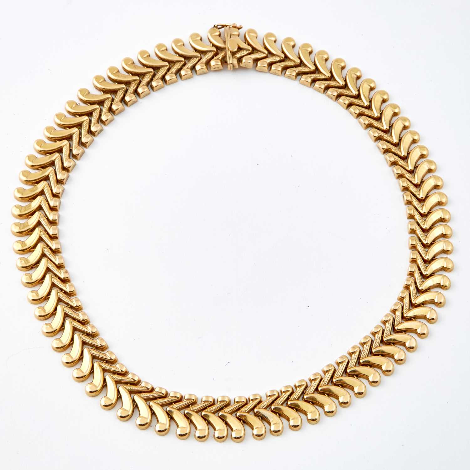 Lot 67 - Gold Necklace, 18K 43 dwt.