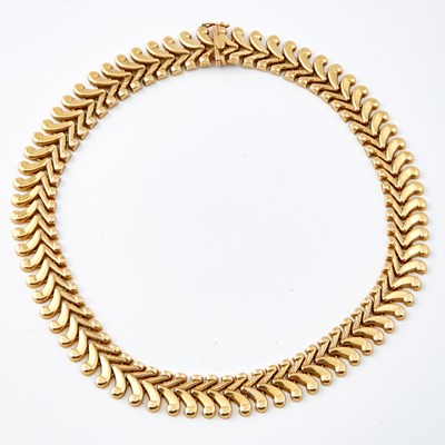 Lot 67 - Gold Necklace, 18K 43 dwt.