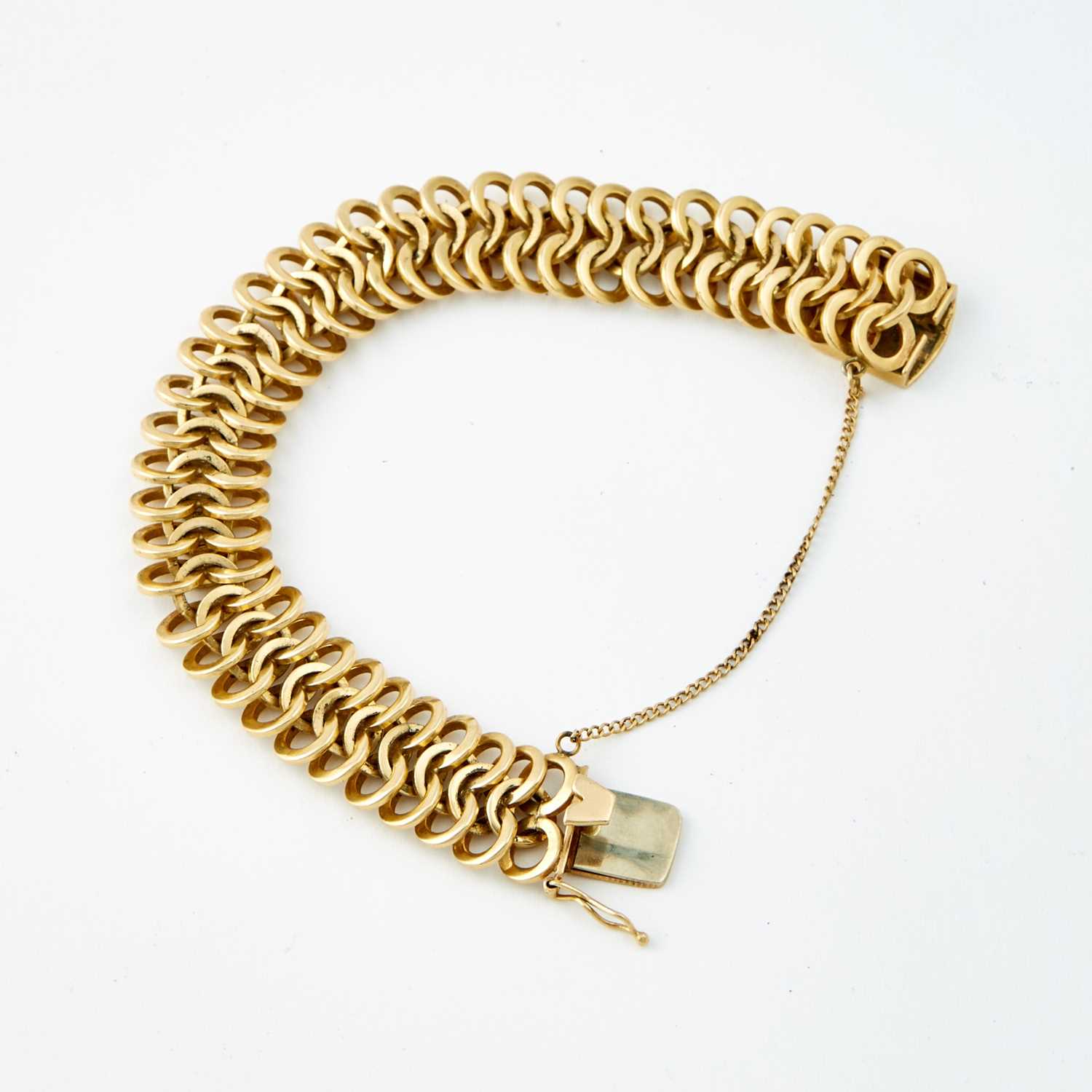 Lot 69 - Gold Flexible Bracelet, 14K 42 dwt.