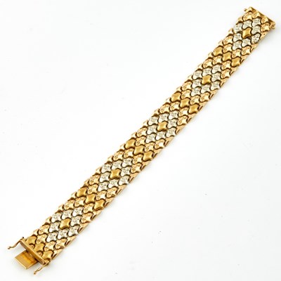 Lot 95 - Gold Flexible Bracelet, 18K 29 dwt.