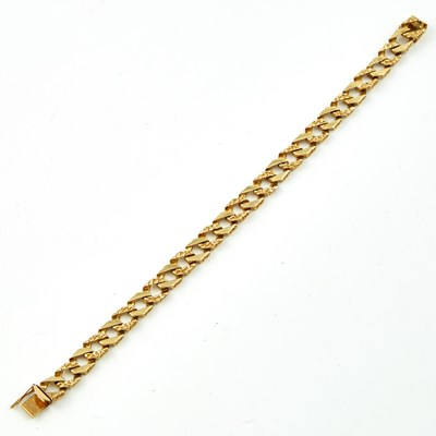 Lot 103 - Gold Flexible Bracelet, 14K 16 dwt.