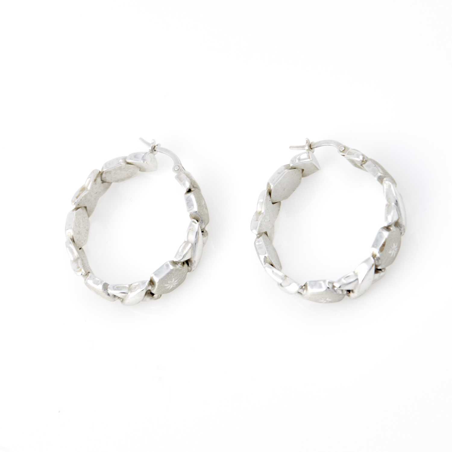 Lot 122 - Two Gold Earrings, 14K 4 dwt.