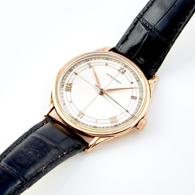 Lot 147 - Mans Gold Wrist Watch, 17 Jewels, Longines, 14K