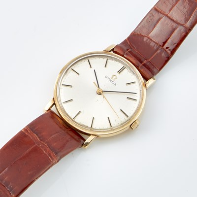 Lot 148 - Mans Gold Wrist Watch, 17 Jewels, Omega, 14K