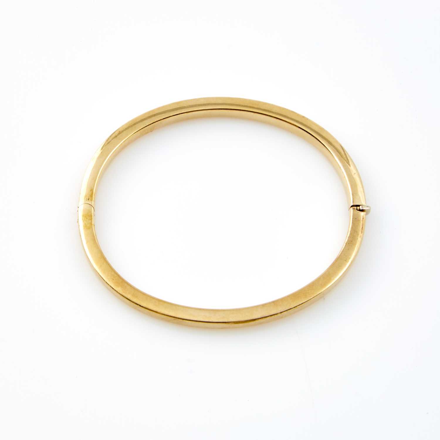 Lot 156 - Gold Rigid Bracelet, 14K 3 dwt.