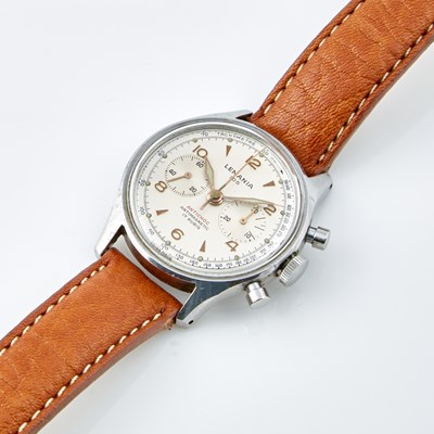 Lot 158 - Mans Metal Wrist Watch, 17 Jewels, Lemania 105, Chronograph, 35mm