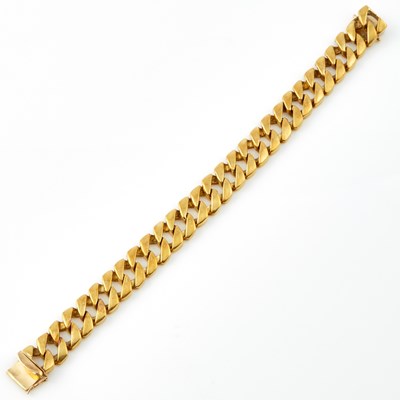 Lot 206 - Gold Flexible Bracelet, 18K 80 dwt.