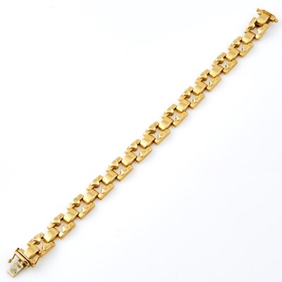 Lot 312 - Gold Flexible Bracelet, 14K 11 dwt.