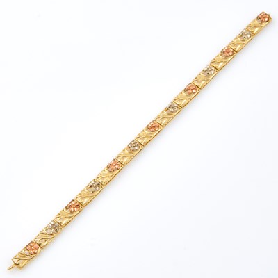 Lot 320 - Gold Flexible Bracelet, 14K 4 dwt., damaged