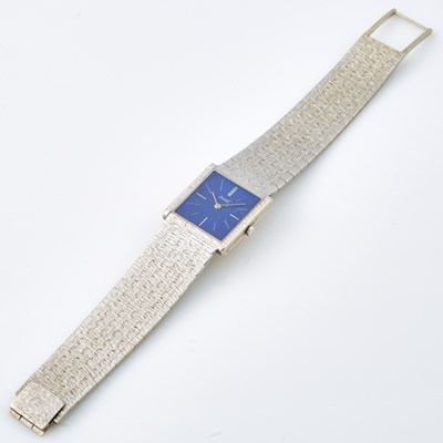 Lot 351 - Ladys Gold Bracelet Watch, Piaget, 18K 49 dwt. all