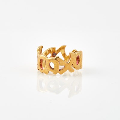 Lot 385 - Gold Ring, 18K 3 dwt., bears signature Tiffany & Co.