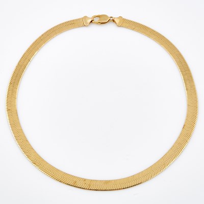 Lot 425 - Gold Neck Chain, 14K 26 dwt.