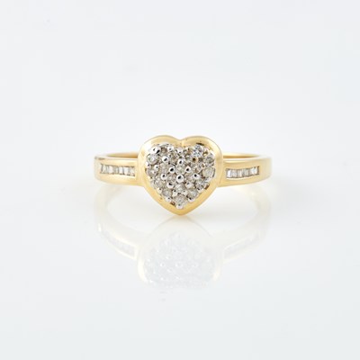 Lot 505 - Diamond Ring, 14K 1 dwt.