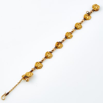 Lot 513 - Gold Flexible Bracelet, 10K 10 dwt.