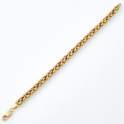 Lot 694 - Gold Flexible Bracelet, 14K 8 dwt.