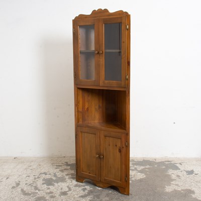 Lot 79 - Fruitwood Corner Cabinet