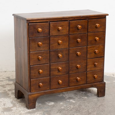 Lot 75 - Mahogany Apothecary Chest