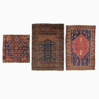 Lot 334 - Three Bergama Rugs