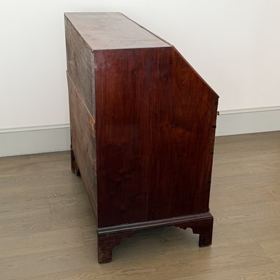 Lot 1086 - Chippendale Mahogany Block-front Slant-lid Desk
