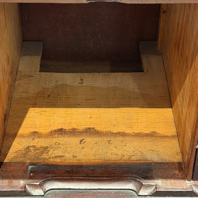 Lot 1086 - Chippendale Mahogany Block-front Slant-lid Desk