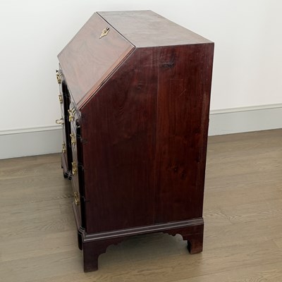 Lot 1086 - Chippendale Mahogany Block-front Slant-lid Desk