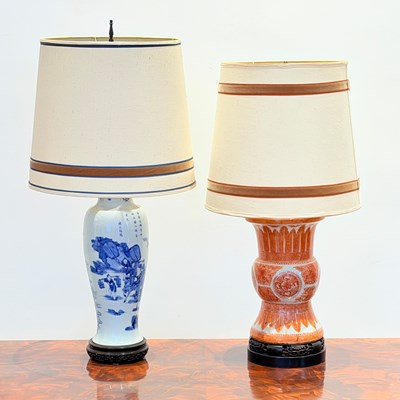 Lot 1105 - Two Asian Porcelain Vases