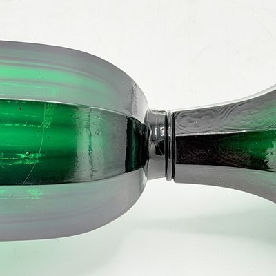 Lot 1141 - Pressed Emerald Green Tulip Vase