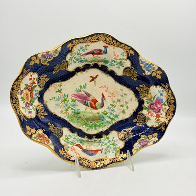 Lot 1160 - Booths Scale Blue "Chelsea Bird" Pattern Porcelain Serving Dish