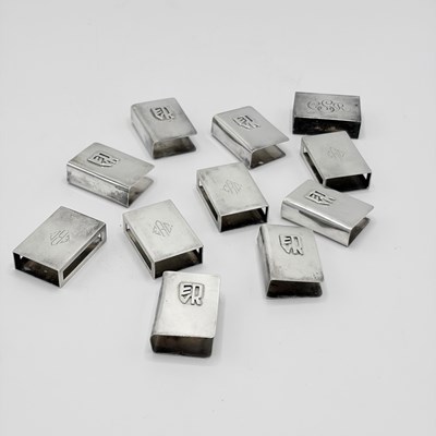 Lot 1226 - Group of American Sterling Silver Matchbox Holders