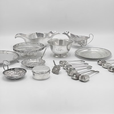 Lot 1222 - Miscellaneous Group of Sterling Silver Table Articles